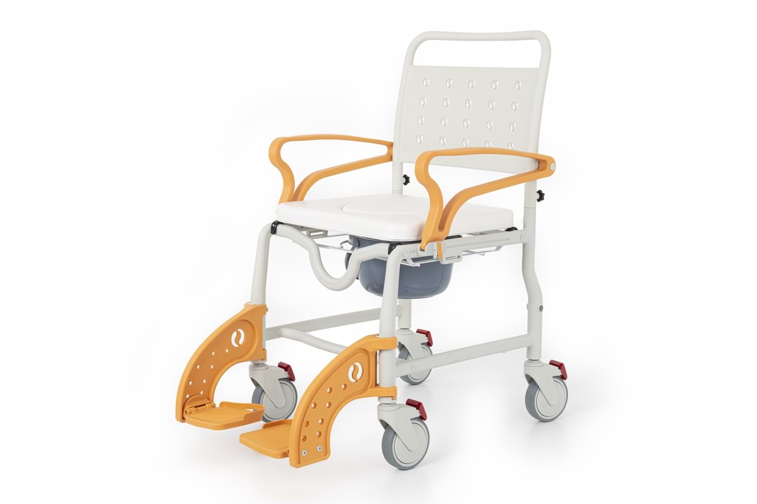 Comfort Plus DM-8088C Küçük 4 Teker Sandalye (SOFT) Turuncu