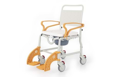 Comfort Plus DM-8088C Küçük 4 Teker Sandalye (SOFT) Turuncu