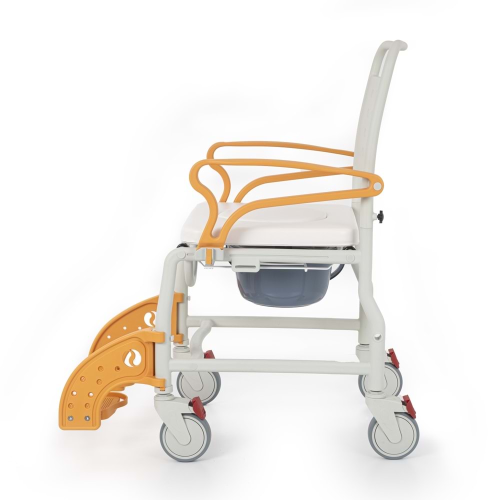 Comfort Plus DM-8088C Küçük 4 Teker Sandalye (SOFT) Turuncu