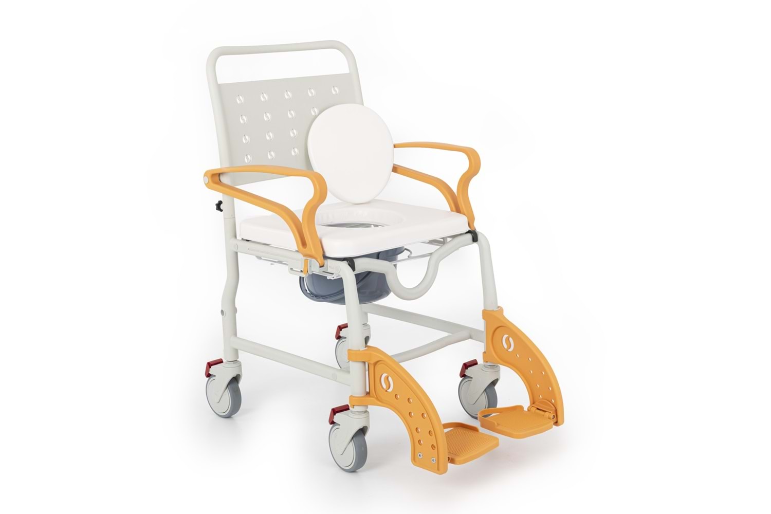 Comfort Plus DM-8088C Küçük 4 Teker Sandalye (SOFT) Turuncu