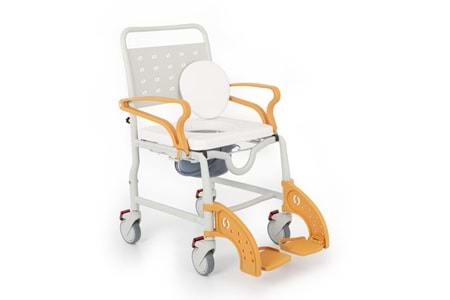 Comfort Plus DM-8088C Küçük 4 Teker Sandalye (SOFT) Turuncu