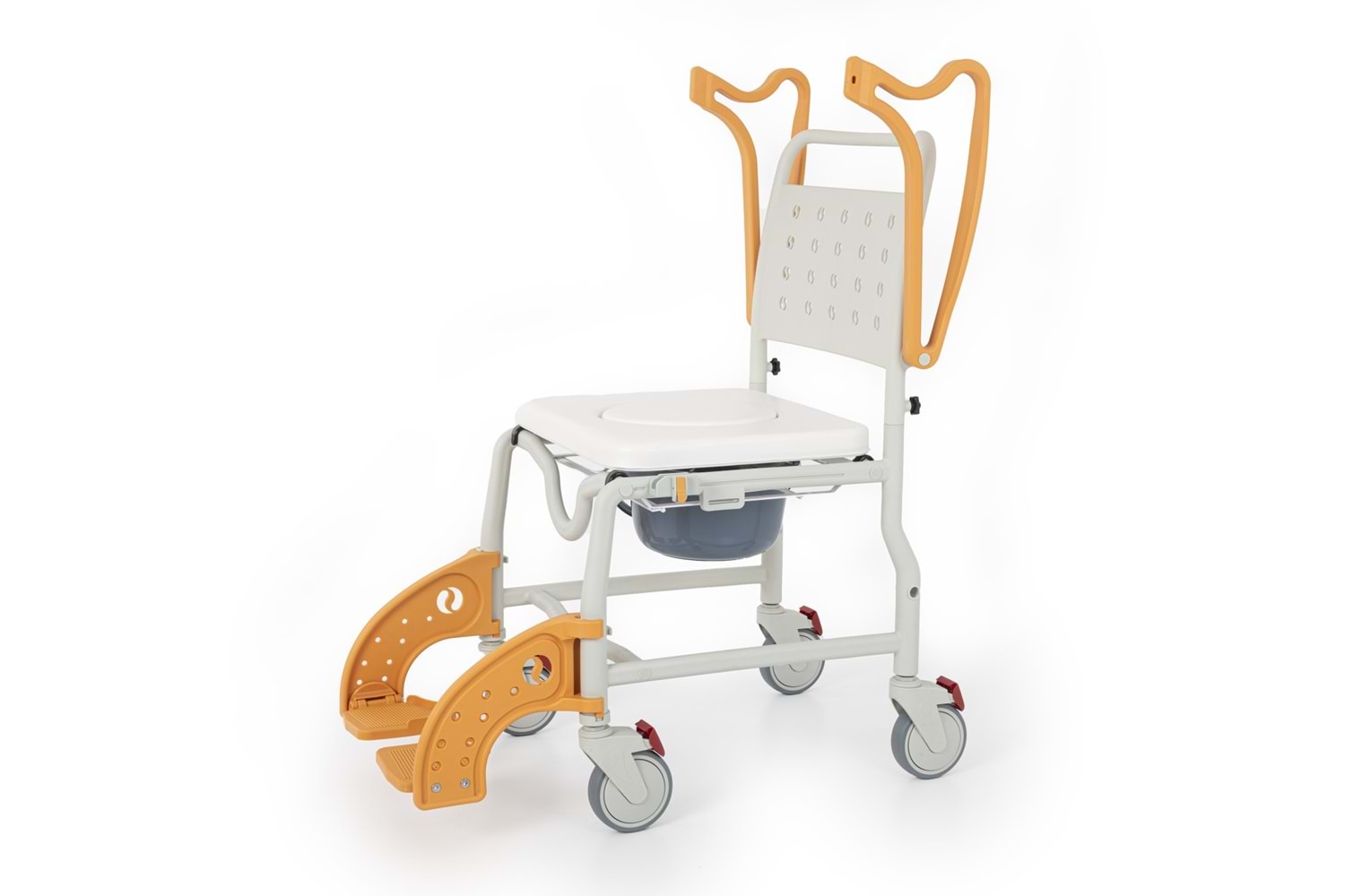 Comfort Plus DM-8088C Küçük 4 Teker Sandalye (SOFT) Turuncu