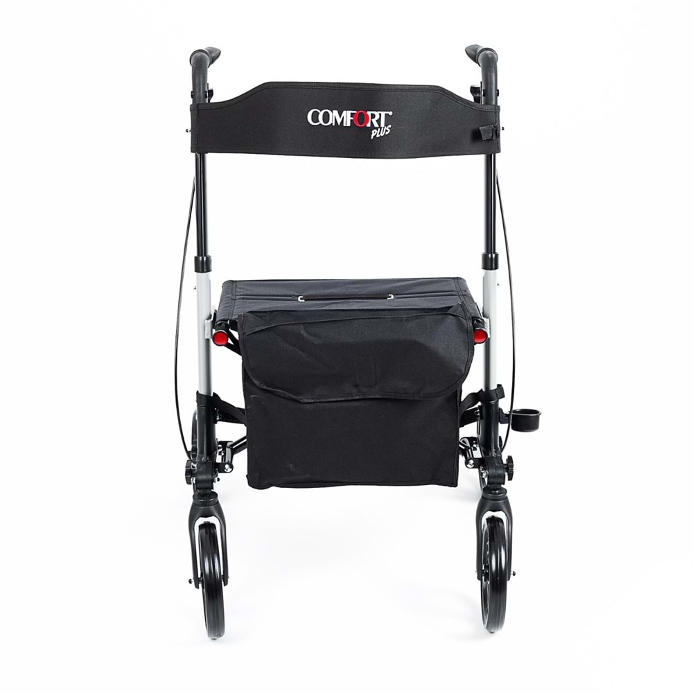 Comfort Plus DM-9102 Gümüş Lüx Alüminyum Rolatör