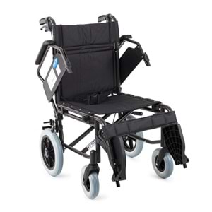 Comfort Plus YK9064F (DM-337 45cm) Kahverengi Alüminyum Özellikli Transfer Tekerlekli Sandalye