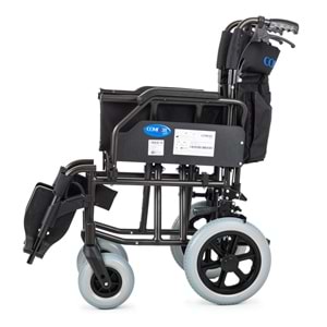 Comfort Plus YK9064F (DM-337 45cm) Kahverengi Alüminyum Özellikli Transfer Tekerlekli Sandalye