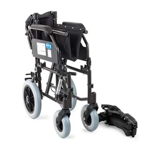 Comfort Plus YK9064F (DM-337 45cm) Kahverengi Alüminyum Özellikli Transfer Tekerlekli Sandalye