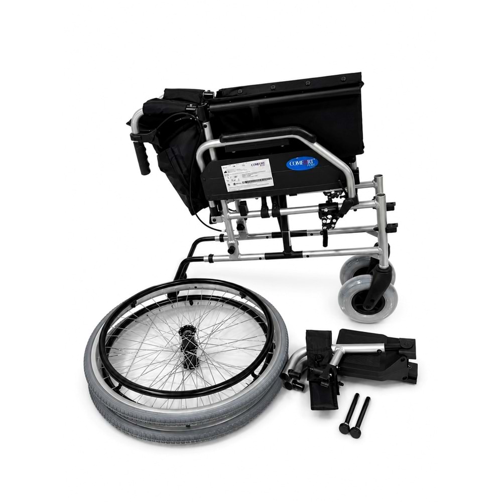 Comfort Plus DM-9081 45CM Procare (YK9081) Hafif Alüminyum Tekerlekli Sandalye