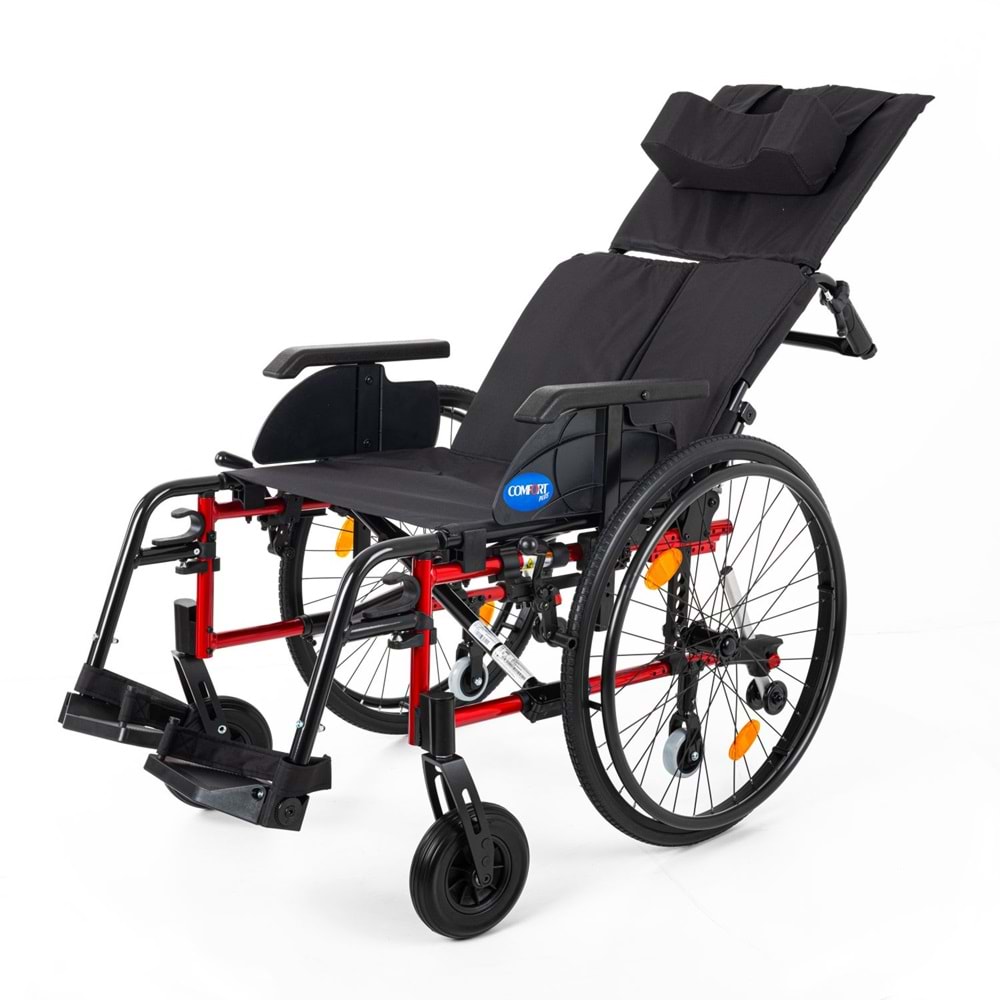 Comfort Plus Recline 51 cm (AL-001JL) Sırt Yatar Tekerlekli Sandalye